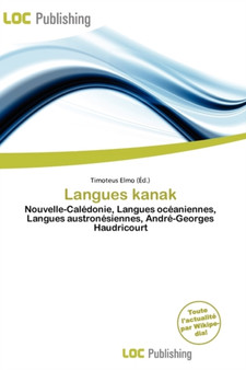 Langues Kanak by Timoteus Elmo - Paperback