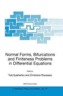 Normal Forms, Bifurcations and Finiteness Problems in Differential Equations : 137 by Gert Sabidussi - Paperback