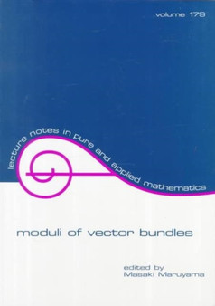 Moduli of Vector Bundles by Masaki Maruyama - Paperback