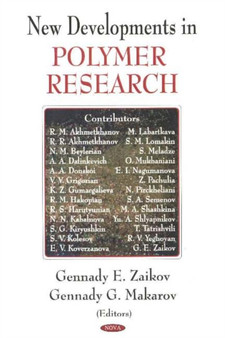 New Developments in Polymer Research by Gennady E Zaikov - Hardback