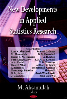 New Developments in Applied Statistics Research by M Ahsanullah - Hardback