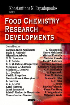 Food Chemistry Research Developments by Konstantinos N Papadopoulos - Hardback