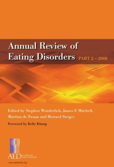Annual Review of Eating Disorders : Pt. 2 by Stephen A. Wonderlich - Paperback