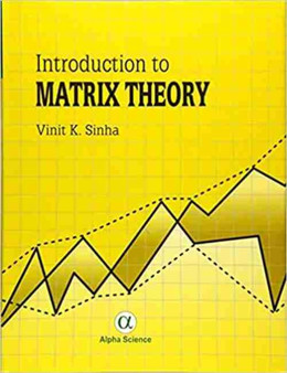 Introduction to Matrix Theory by Vinit K. Sinha - Hardback