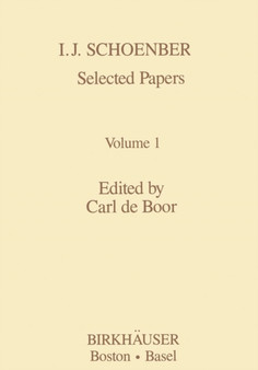 I.J. Schoenberg Selected Papers by C.de Boor - Paperback