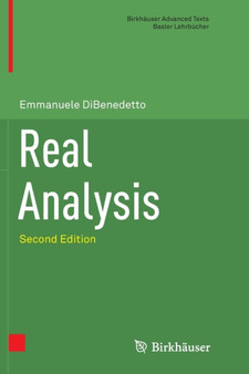 Real Analysis by Emmanuele DiBenedetto - Paperback