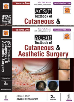 ACS(I) Textbook on Cutaneous & Aesthetic Surgery : Two Volume Set by Mysore Venkataram - Hardback