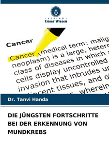 Die Jungsten Fortschritte Bei Der Erkennung Von Mundkrebs by Dr Tanvi Handa - Paperback