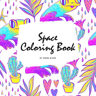 Space Coloring Book for Adults (8.5x8.5 Coloring Book / Activity Book) by Sheba Blake - Paperback