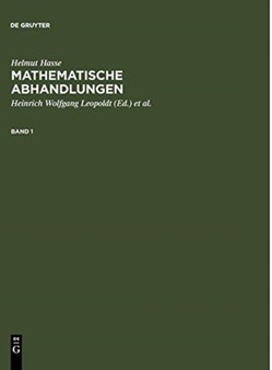 Helmut Hasse: Mathematische Abhandlungen. 1 by Helmut Hasse - Hardback