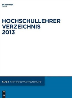 Fachhochschulen Deutschland by de Gruyter - Hardback
