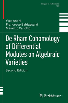 De Rham Cohomology of Differential Modules on Algebraic Varieties : 189 by Yves Andre - Paperback