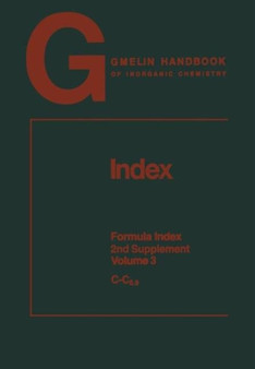 Index : Formula Index : A-Z / s2 / 3 by Rainer Bohrer - Paperback