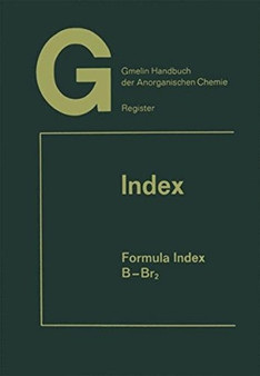 Index : Formula Index. B-Br2 : A-Z / 2 by Rudolf Warncke - Paperback