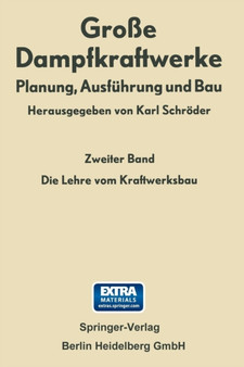 Die Lehre vom Kraftwerksbau by Karl Schroder - Paperback