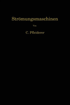 Stroemungsmaschinen by Carl Pfleiderer - Paperback