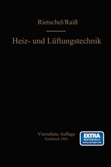 H. Rietschels Lehrbuch der Heiz- und Luftungstechnik by Wilhelm Raiss - Paperback