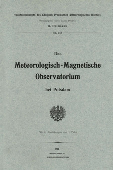 Das meteorologisch-magnetische Observatorium bei Potsdam : 253 by G. Hellmann - Paperback