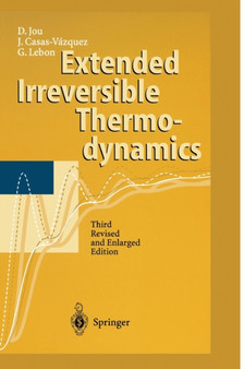 Extended Irreversible Thermodynamics by David Jou - Hardback