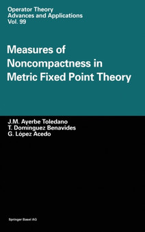 Measures of Noncompactness in Metric Fixed Point Theory : v. 99 by J.M.Ayerbe Toledano - Hardback