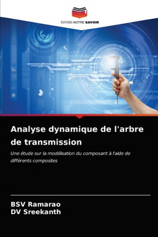 Analyse dynamique de l'arbre de transmission by Bsv Ramarao - Paperback