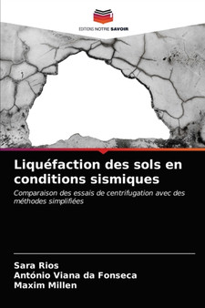 Liquefaction des sols en conditions sismiques by Sara Rios - Paperback