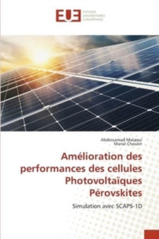 Amelioration des performances des cellules Photovoltaiques Perovskites by Abdessamad Malaoui - Paperback