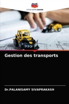 Gestion des transports by Dr Palanisamy Sivaprakash - Paperback