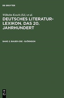 Bauer-Ose - Bjoernson by Wilhelm Kosch - Hardback