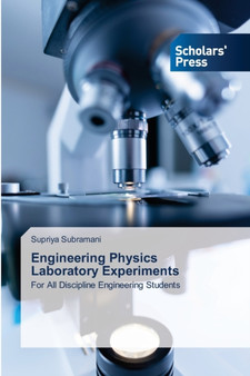 Engineering Physics Laboratory Experiments by Supriya Subramani - Paperback