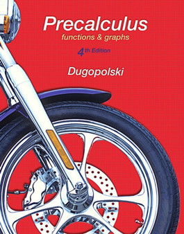 Precalculus : Functions and Graphs, MyLab Math Update by Mark Dugopolski - Hardback