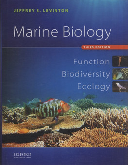 Marine Biology : Function, Biodiversity, Ecology by Jeffrey S. Levinton - Hardback