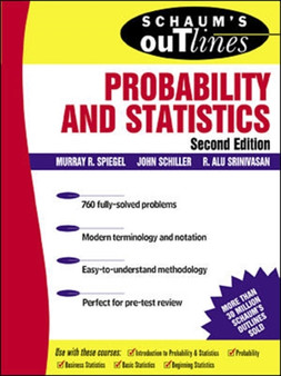 Schaum's Outline of Probability and Statistics by Murray Spiegel - Paperback