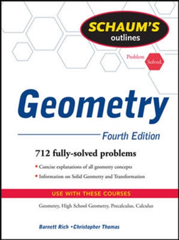 Schaum's Outline of Geometry, 4ed by Barnett Rich - Paperback