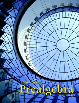 Prealgebra by Tom Carson - Paperback