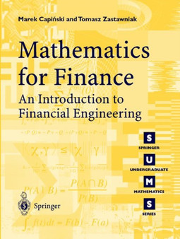 Mathematics for Finance : An Introduction to Financial Engineering by Marek Capinski - Paperback