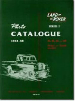 Land Rover Series 1 Parts Catalogues 1954-58 by Brooklands Books Ltd - Paperback