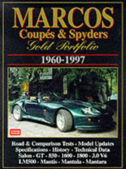 Marcos Coupes and Spyders Gold Portfolio 1960-1997 by R.M. Clarke - Paperback