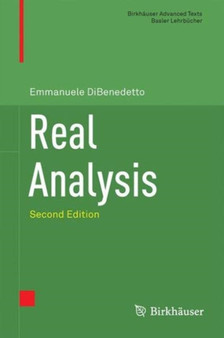 Real Analysis by Emmanuele DiBenedetto - Hardback