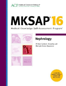 MKSAP 16 Nephrology by American College of Physicians - Paperback