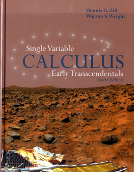 Single Variable Calculus: Early Transcendentals by Dennis G. Zill - Hardback