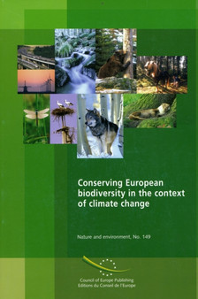 Conserving European Biodiversity in the Context of Climate Change : no. 149 by Michael B. Usher - Paperback