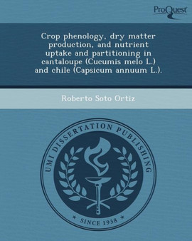 Crop Phenology by Roberto Soto Ortiz - Paperback