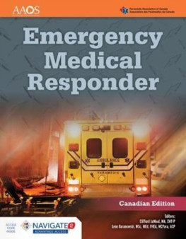 Emergency Medical Responder (Canadian Edition) by American Academy of Orthopaedic Surgeons - Hardback