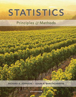 Statistics : Principles and Methods by Richard A. Johnson - Hardback