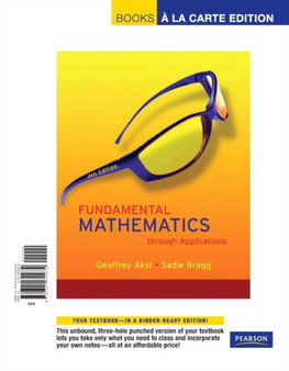 Fundamental Mathematics through Applications by Geoffrey Akst - Paperback