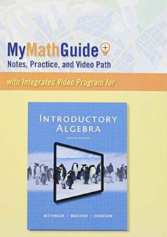 MyMathGuide : Notes, Practice, and Video Path for Introductory Algebra by Marvin L. Bittinger - Paperback