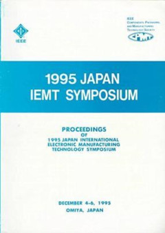 1995 Japan Iemt Symposium by Packaging IEEE Components - Paperback