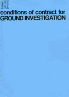 Ice Conditions of Contract for Ground Investigation by Institution of Civil Engineers - Paperback Ice Conditions of Contract for Ground Investigation by Institution of Civil Engineers - Paperback