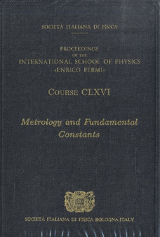 Metrology and Fundamental Constants : v. 166 by T. Haensch - Hardback